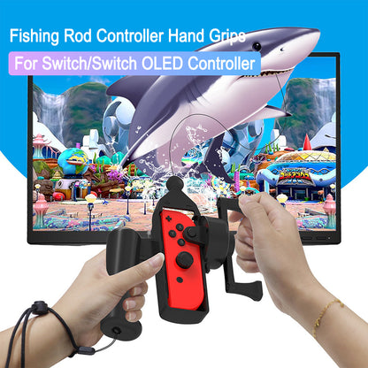 Plastic Game Console Controller Holder Fishing Rod Shaped
