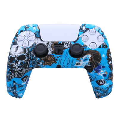 PS5 Protective Silicone Case Skin for DualSense Wireless Controller Thumb Grips Gel Rubber Cover