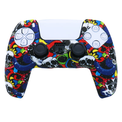 PS5 Protective Silicone Case Skin for DualSense Wireless Controller Thumb Grips Gel Rubber Cover