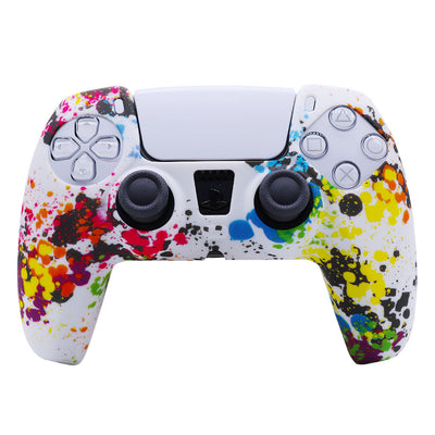 PS5 Protective Silicone Case Skin for DualSense Wireless Controller Thumb Grips Gel Rubber Cover