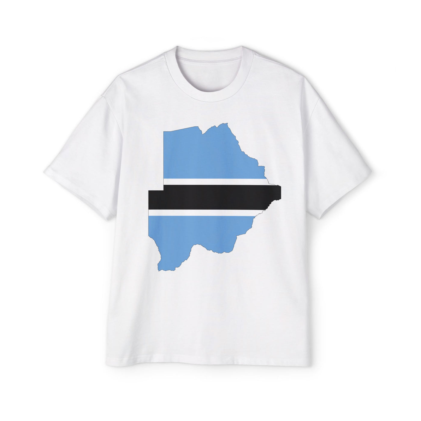 Oversized Tee - Men's Botswana Durmela Design Front and Back