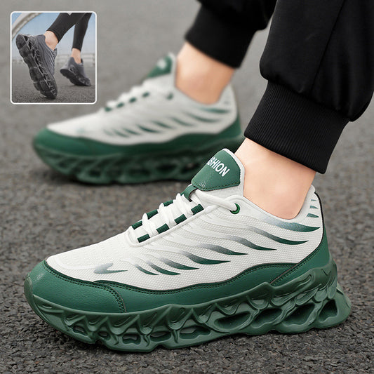 Men's Lace-up Sneakers Shoes Outdoor Running Sports Casual Shoes