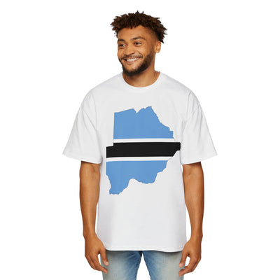 Oversized Tee - Men's Botswana Durmela Design Front and Back