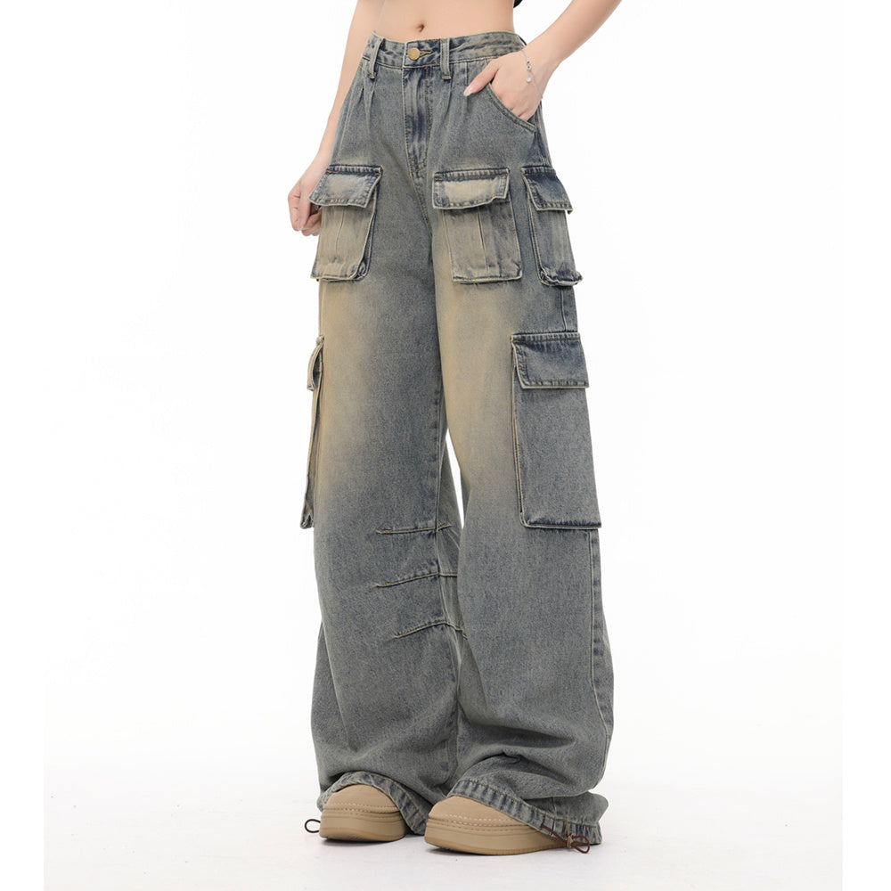 Vintage Fashion Work Clothes Jeans For Men