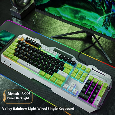 Keyboard Wired Mechanical Feeling Gaming Electronic Sports Desktop Computer Mute