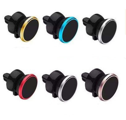 Car mobile phone navigation bracket mobile phone rack outlet magnetic car