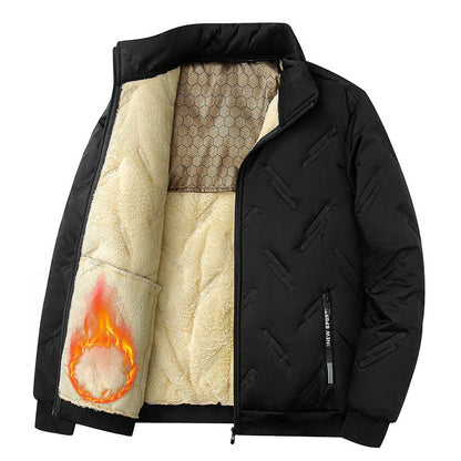 New Graphene-design Cotton Coat Winter Warm Thickened Fleece Jacket Fashion