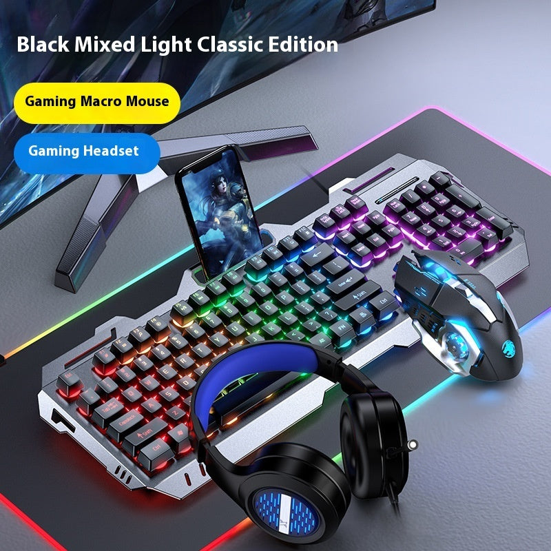 Keyboard Wired Mechanical Feeling Gaming Electronic Sports Desktop Computer Mute