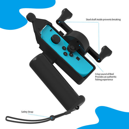 Plastic Game Console Controller Holder Fishing Rod Shaped